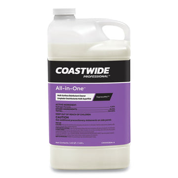 Coastwide Professional™ All-in-one Multi-surface Disinfectant Cleaner Concentrate For Expressmix Systems, Unscented, 3.25 L Bottle, 2-carton freeshipping - TVN Wholesale